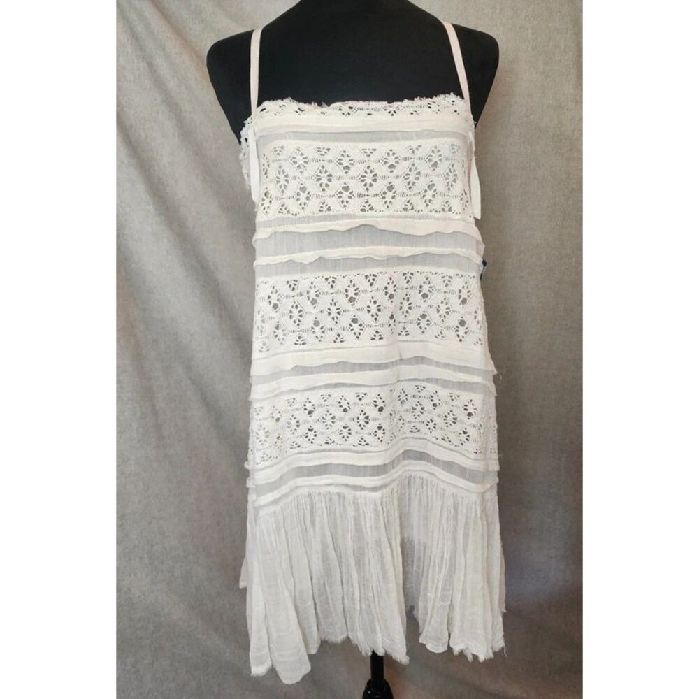 Intamately Free People Shailee Lace Gauze Slip Dress NWT